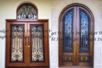 	Custom Timber Iron Doors by Budget Wrought Iron	