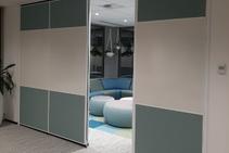 	Remote and Side Stacking Operable Walls by Bildspec	