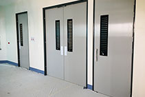 Specialised Clinical GRP Hygiene Doors from DMF International