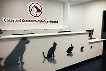 Custom Printed Acrylic Reception Desks by Innovative Splashbacks