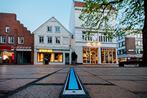 In-Ground Luminaire Strips for Elmshorn by WE-EF