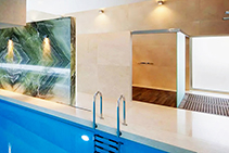 Crema Marfil Italian Marble Bathroom by RMS Marble