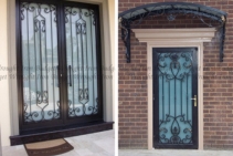 	Custom Wrought Iron Front Doors by Budget Wrought Iron	