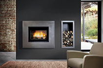 Wood Fireplaces for Large Homes from Cheminees Chazelles