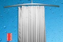 	Shower Curtain Tracks for Accessible Bathrooms by Hand Rail Industries	