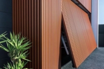 	Wood Grain Aluminium Battens by Ullrich Aluminium	