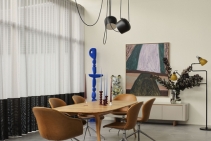 	Custom Two Toned Curtains by Solis	