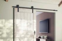 	Open Round Rail Timber Sliding Doors by Brio	