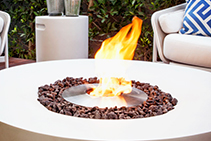 Circular Outdoor Fireplaces - Kove by Brown Jordan Fires