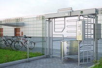 	Turnstile with Bicycle Gate by Magnetic Automation	