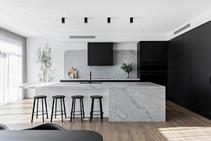 	Black Colour Silent Undermount Rangehoods by Schweigen	