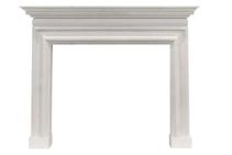 	Turkish Limestone Fireplace Bolection Mould Style by Richard Ellis Design	