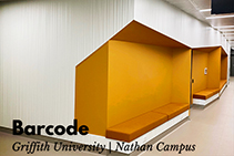 Barcode Textured Wall Design for Griffith University by 3D Wall Panels