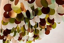 Acrylic Ceiling Features for Reception Areas by Di Emme