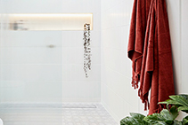 Decorative Porcelain Tiles for The Block Using LATICRETE