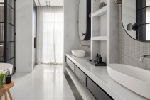 Bathroom Linear Floor Trough with Grating by Stoddart