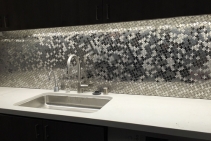 Stainless Steel Kitchen Splashback by ALLOY