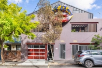 	Charcoal Framed Louvre Windows at Erskineville Townhouses	