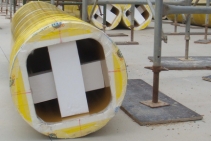 	Concrete Column with Rounded Corners by Bespoke Formwork	