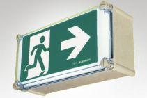 	Weatherproof LED Exit Sign for Exterior Applications by FAMCO	
