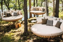 	Hanging Daybed with Side Table by Cosh Outdoor Living	
