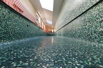 	Tiled Feature Wall for Indoor Pools by Laticrete	