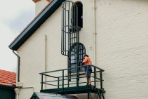 	Caged Ladders for Rooftop Access by Kerrect Group	