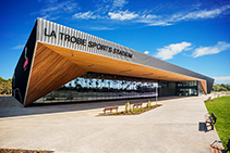 Aluminium Louvres for La Trobe Stadium from Safetyline Jalousie