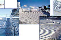 Aluminium Walkways for Industrial Rooftops by JOMY