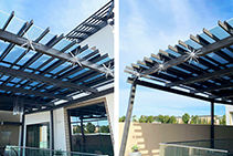 Awnings, Sunshades & Partitions in Custom Colours from Allplastics