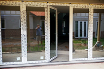 Internal uPVC Bifold Doors for Tiny Living from Wilkins Windows