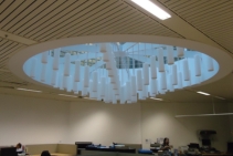 	Decorative Acoustic Suspended Rondo Baffles from Acoustic Answers	