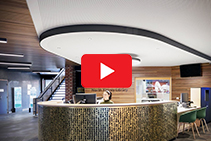 Unique Seamless Plasterboard Acoustic Ceilings by Atkar