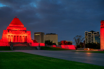 Monument Facade Colour-Changing Lighting by WE-EF