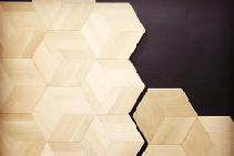 Abstract Isometric Engineered Oak Timber Flooring from WRT