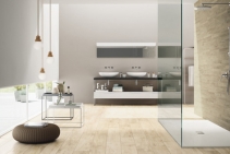	Woodland Almond Timber Look Porcelain Tiles from MDC Mosaics	