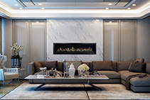 New Element 1800 Gas Fireplace from Real Flame