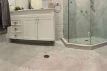 	Concrete-Look Bathrooms with X-Bond by Danlaid	