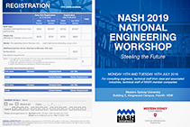 2019 National Engineering Workshop - Register Now with NASH