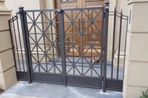 	Pedestrian Double Gate for Residences by Budget Wrought Iron	