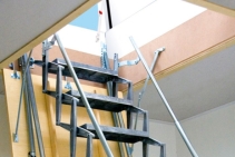 	Roof Hatch with Electric Scissor Stairs by Gorter Hatches	