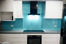 Splashbacks with Dulux Custom Colours from Innovative
