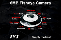 TVT Fisheye Security Cameras from CSM