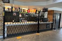	Crowd Control Barriers Secure Fast Food Kiosks and Reception Counters by ATDC	