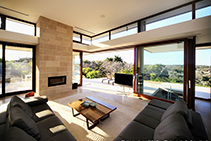 Large Windows to Create a Sense of Space by Paarhammer