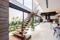 	Open Stairs with Inset Cut Stringers by Slattery & Acquroff	