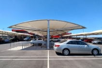 	Double Bay Carpark Shade Structures for Retail Sites by MakMax Australia	