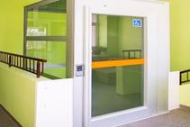 	Screw Drive Enclosed Platform Lift by Shotton Lifts	