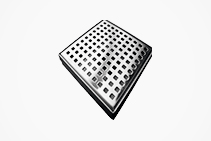Stainless-Steel Square Floor Wastes from Vincent Buda & Co