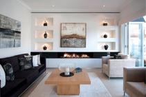 	Contemporary Designer Gas Fireplace for Commercial or Residential Spaces by Real Flame	
